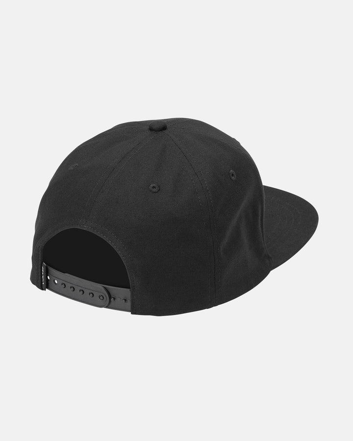 RVCA Infield Snapback Hat - Black 1