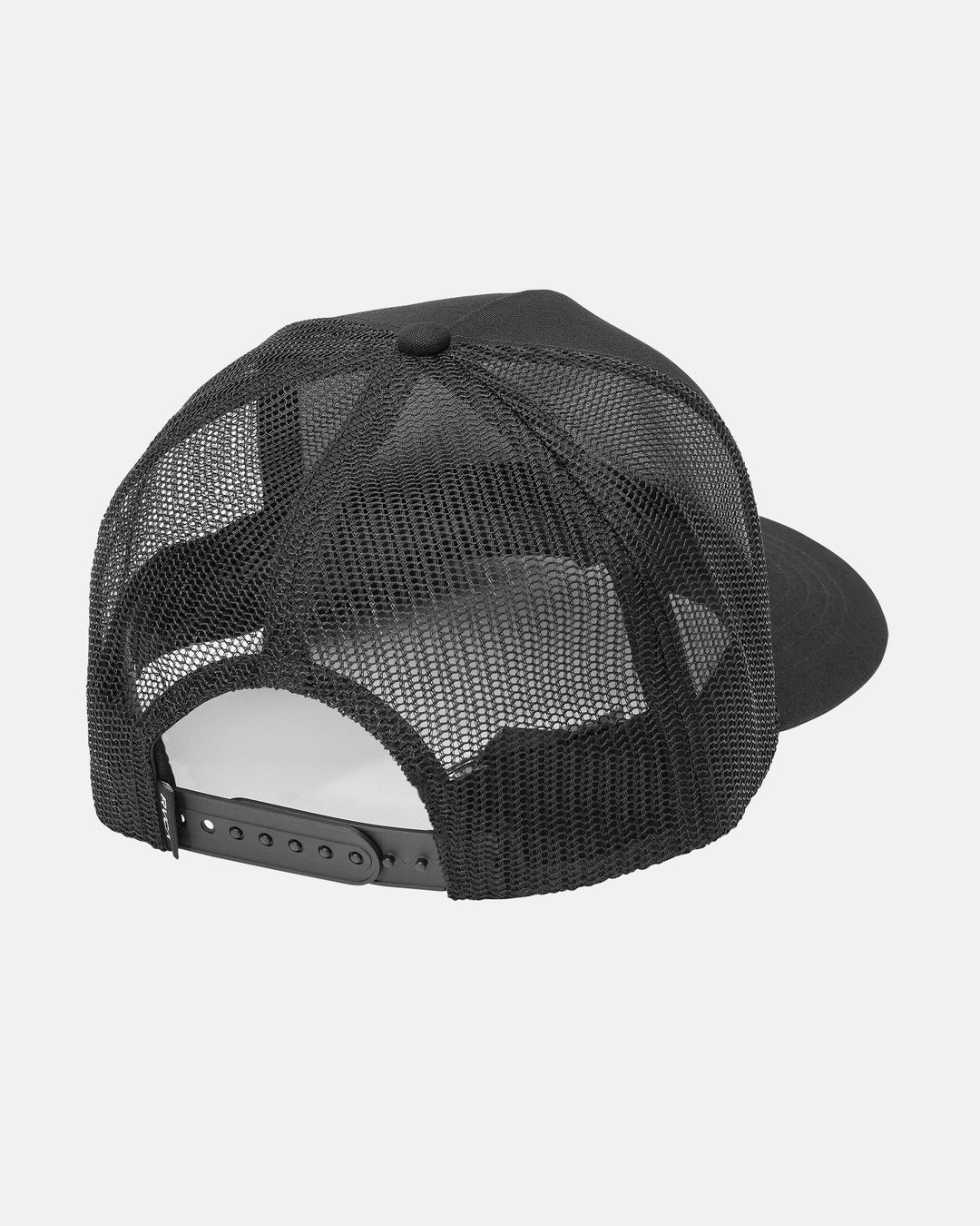 RVCA Men’s Commonwealth Curved Trucker Hat - Black 1