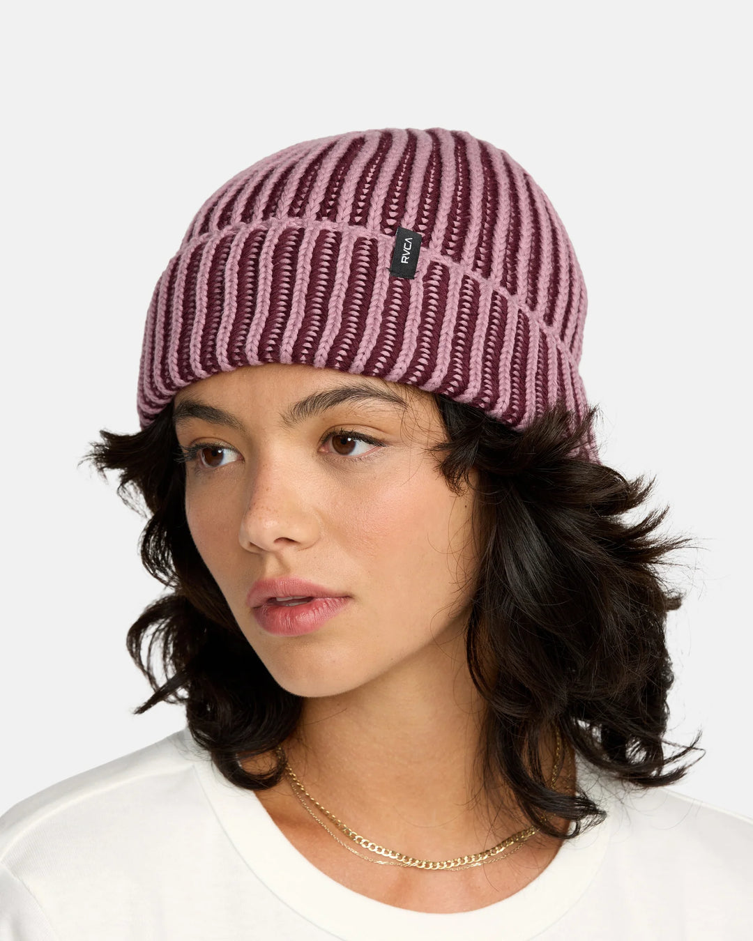 RVCA Snug Beanie - Winter Orchid 1