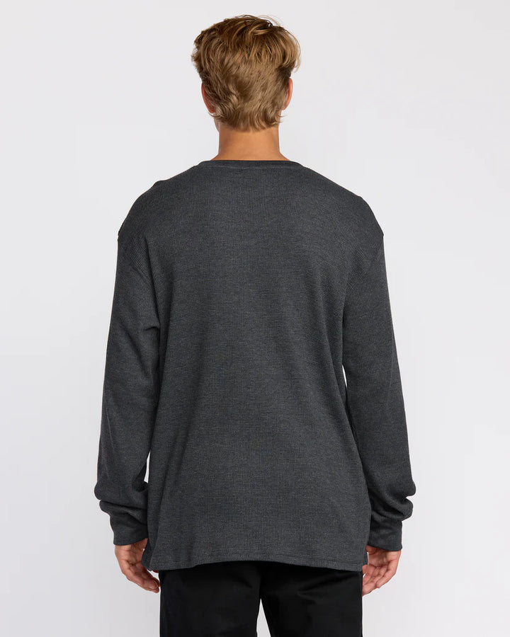 Billabong Men’s Essential Thermal Top - Black heather 1