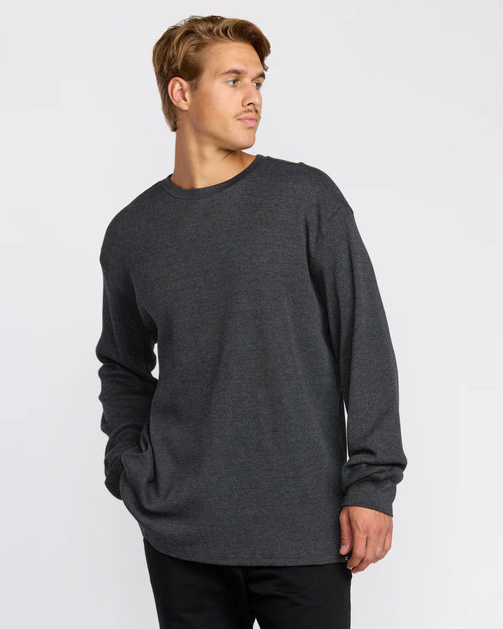 Billabong Men’s Essential Thermal Top - Black heather 
