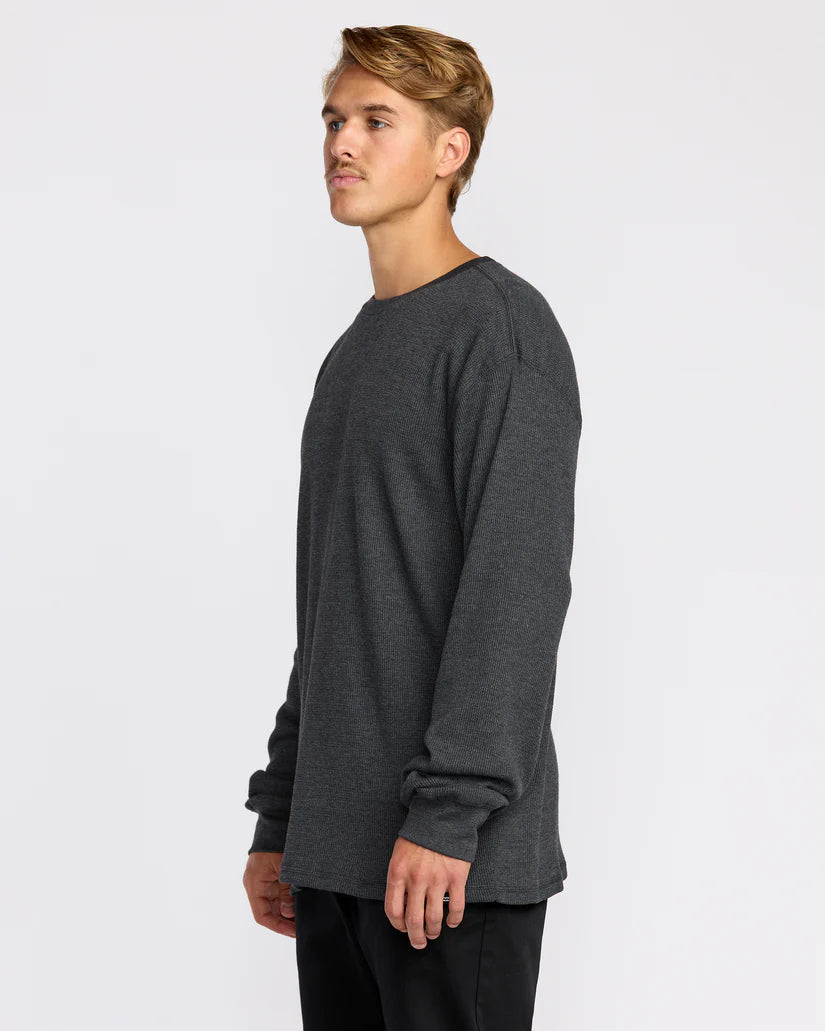 Billabong Men’s Essential Thermal Top - Black heather 2