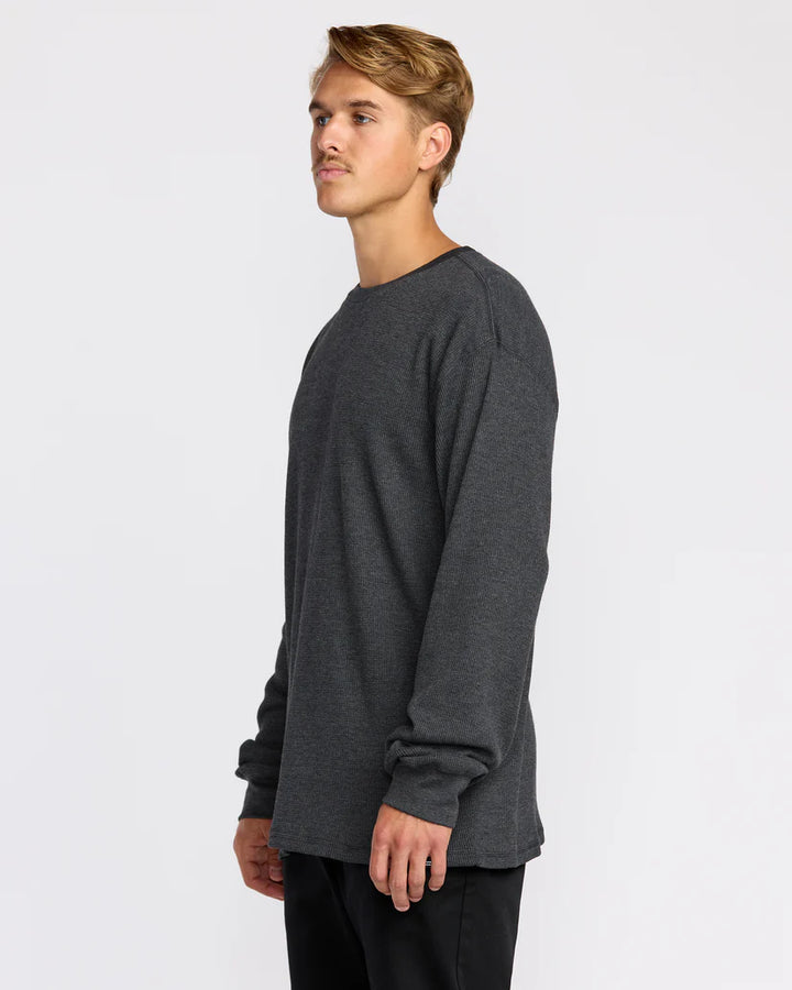 Billabong Men’s Essential Thermal Top - Black heather 2