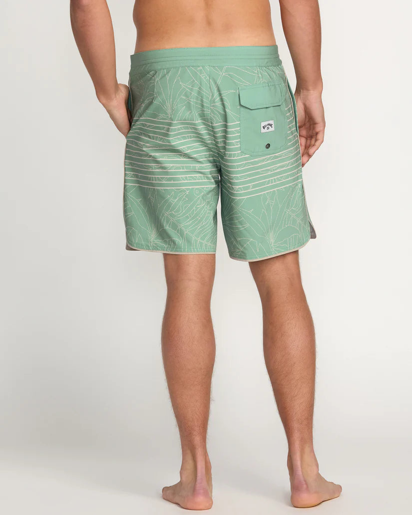 Billabong Men’s 73 Lo Tides 18" Boardshorts - Mist Green 4