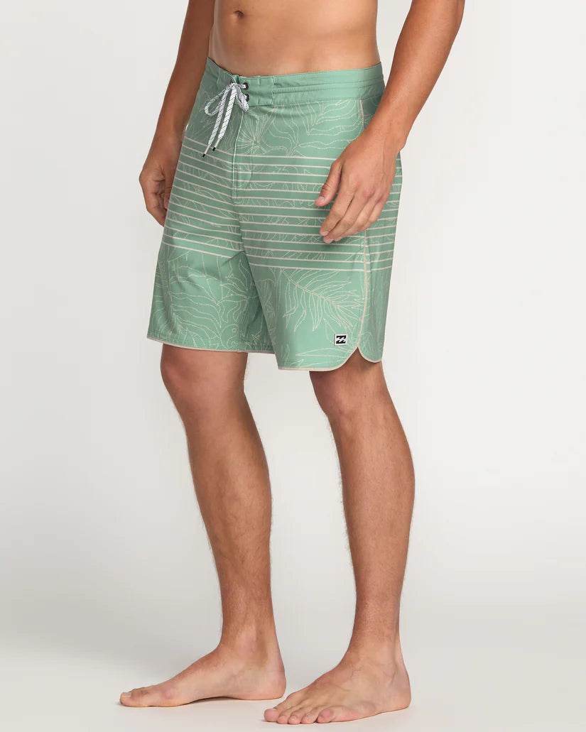 Billabong Men’s 73 Lo Tides 18" Boardshorts - Mist Green 3
