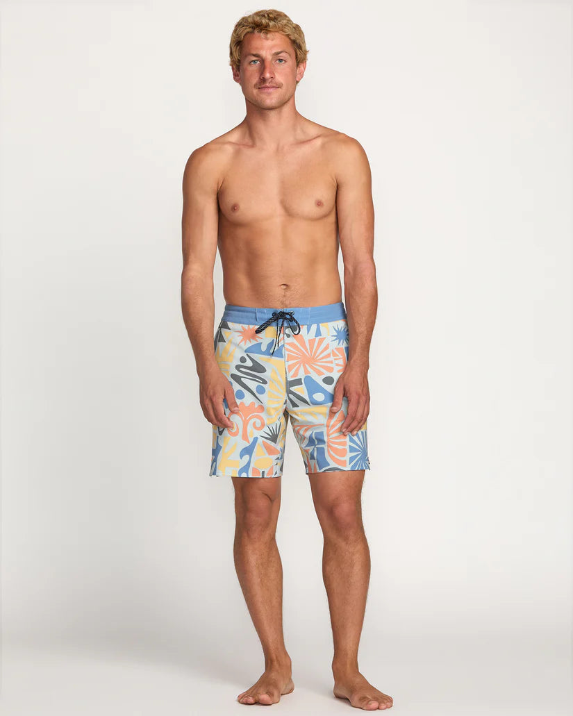 Billabong Good Times Lo Tides 18" Boardshorts - Multi 7