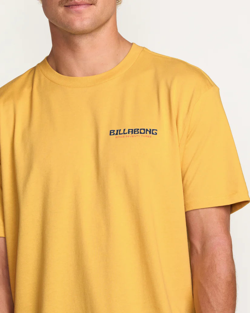 Billabong Men's Window Premium Tee - Vintage Gold 6