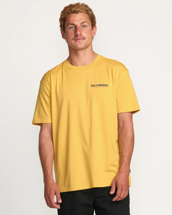 Billabong Men's Window Premium Tee - Vintage Gold 