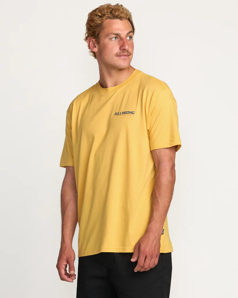 Billabong Men's Window Premium Tee - Vintage Gold 5