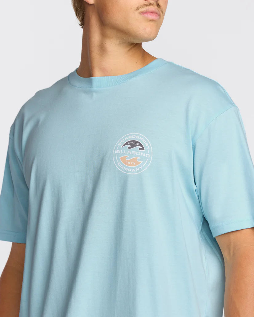 Billabong Men’s Hollow Premium Tee - Coastal Blue 3