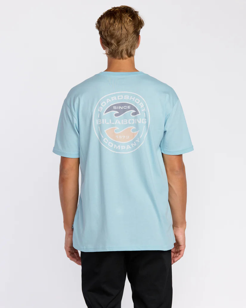 Billabong Men’s Hollow Premium Tee - Coastal Blue 1