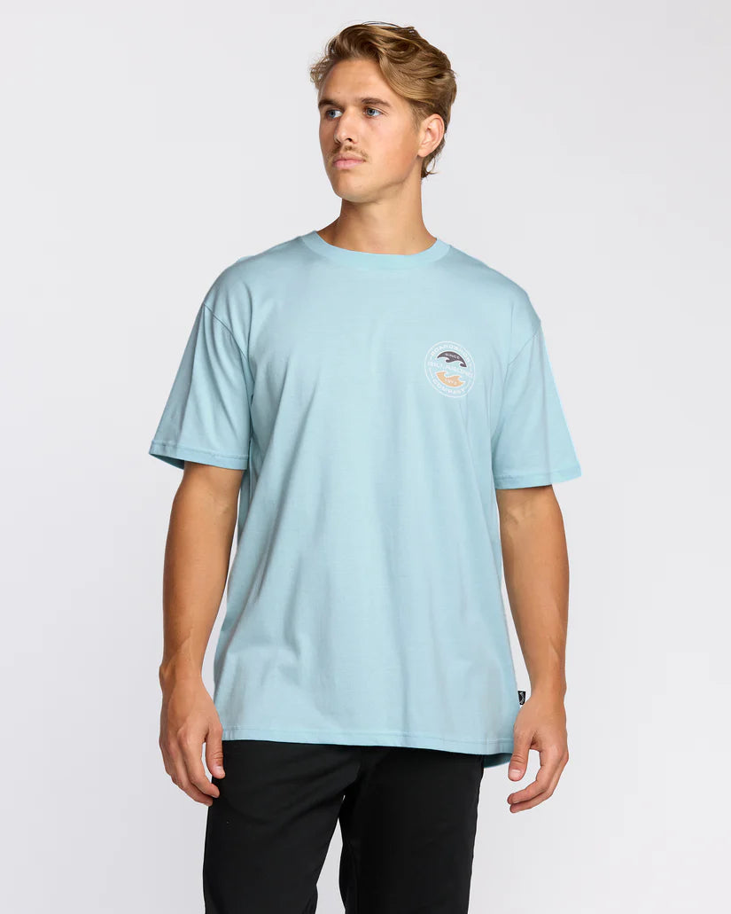 Billabong Men’s Hollow Premium Tee - Coastal Blue 