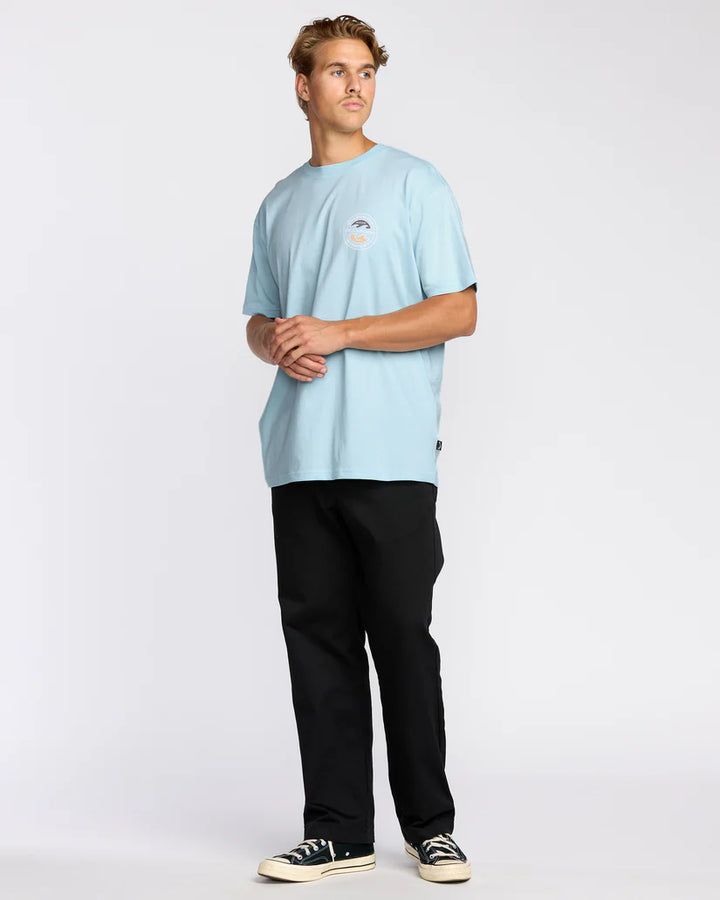 Billabong Men’s Hollow Premium Tee - Coastal Blue 4