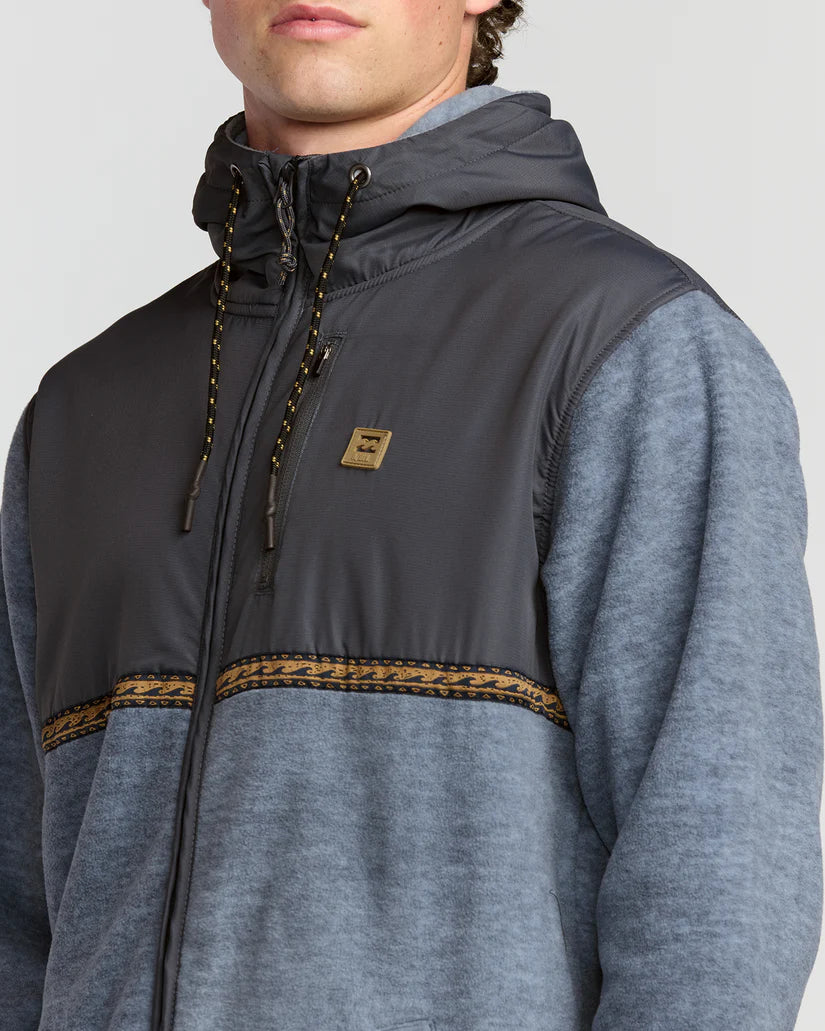 Billabong Men's A/Div Boundary Lite Zip - Steel Blue 4