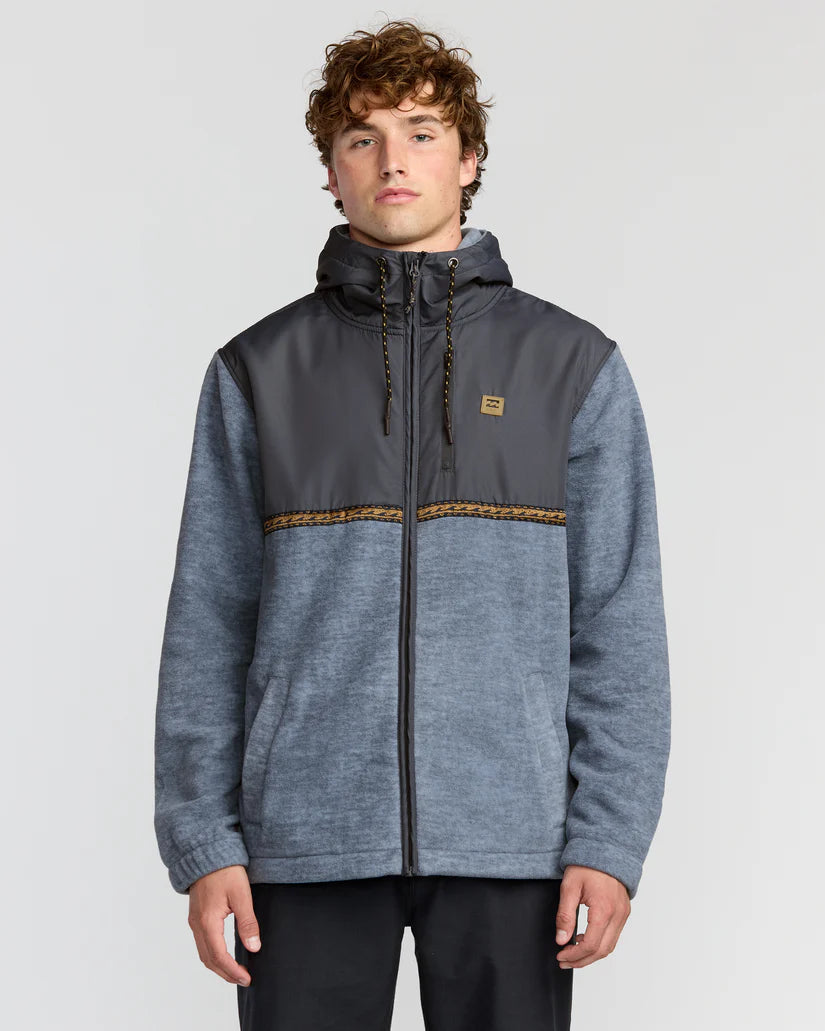 Billabong Men's A/Div Boundary Lite Zip - Steel Blue 
