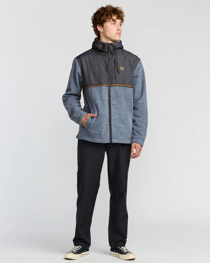 Billabong Men's A/Div Boundary Lite Zip - Steel Blue 3