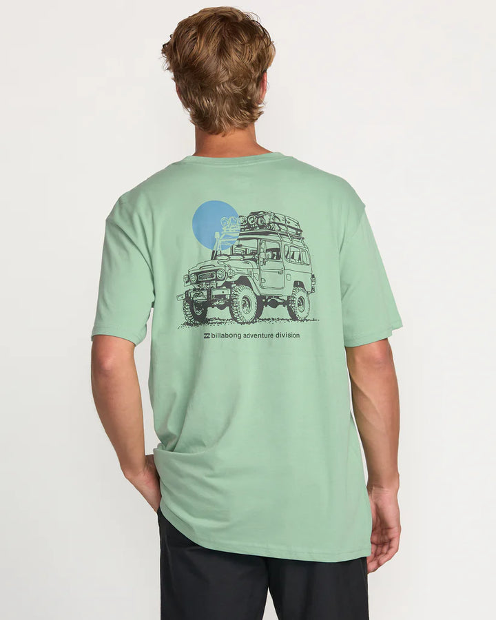 Billabong Men's Making Tracks ADiv Tee - Mist Green 1