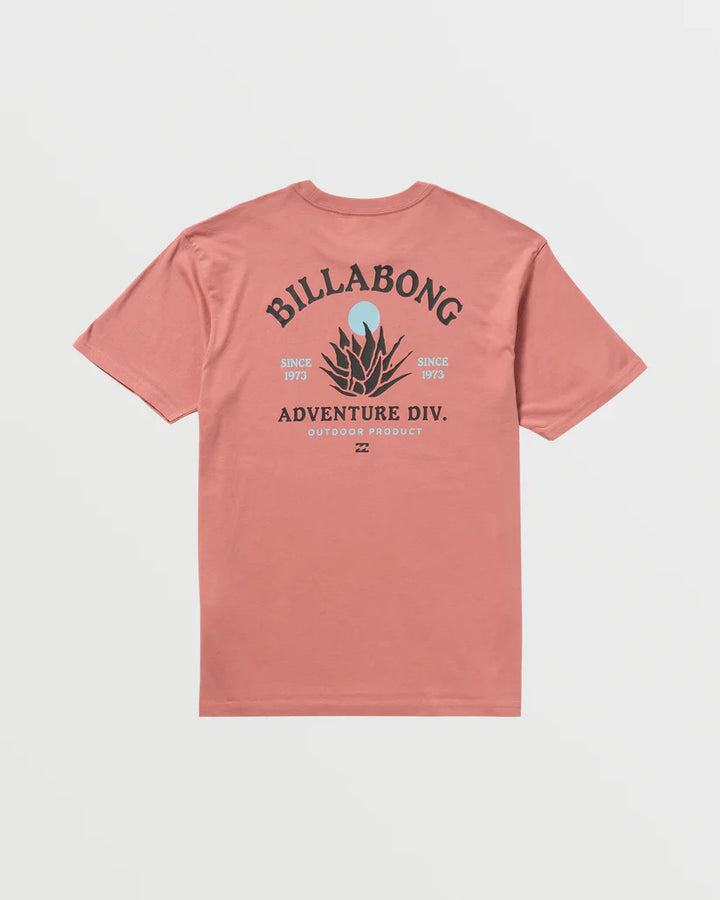 Billabong Men’s A/Div Agave Tee - Dusty Rose 3
