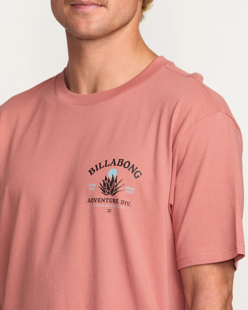 Billabong Men’s A/Div Agave Tee - Dusty Rose 6