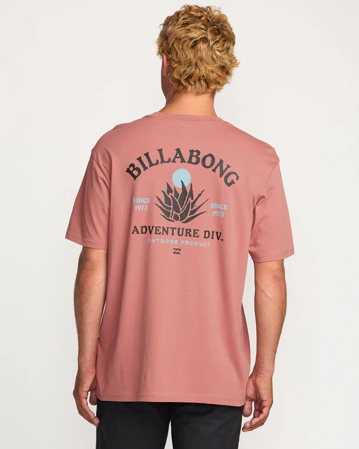 Billabong Men’s A/Div Agave Tee - Dusty Rose 1