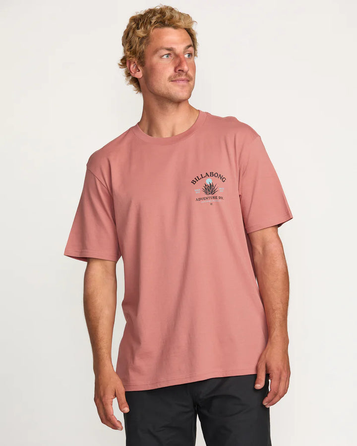 Billabong Men’s A/Div Agave Tee - Dusty Rose 