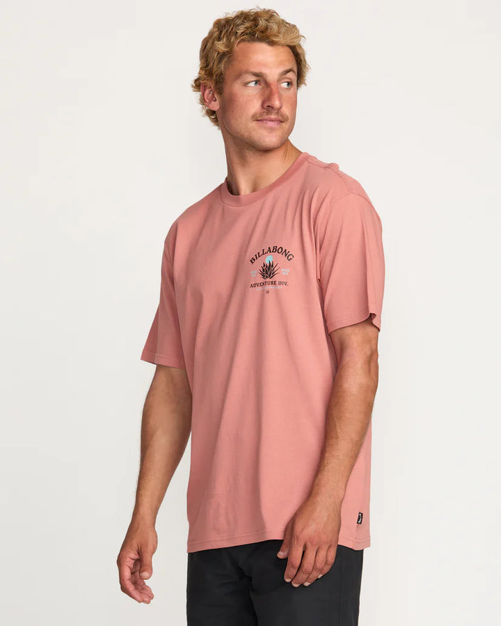 Billabong Men’s A/Div Agave Tee - Dusty Rose 4