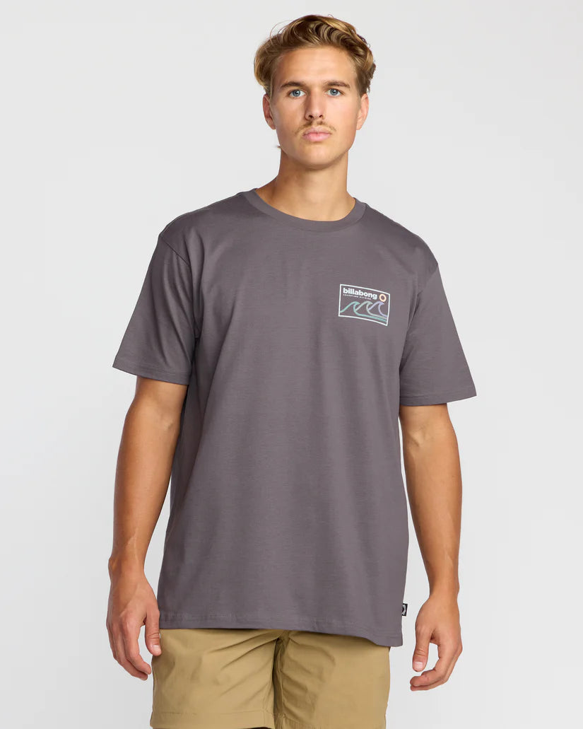 Billabong Men’s Range A/Div Tee - Gray Violet 