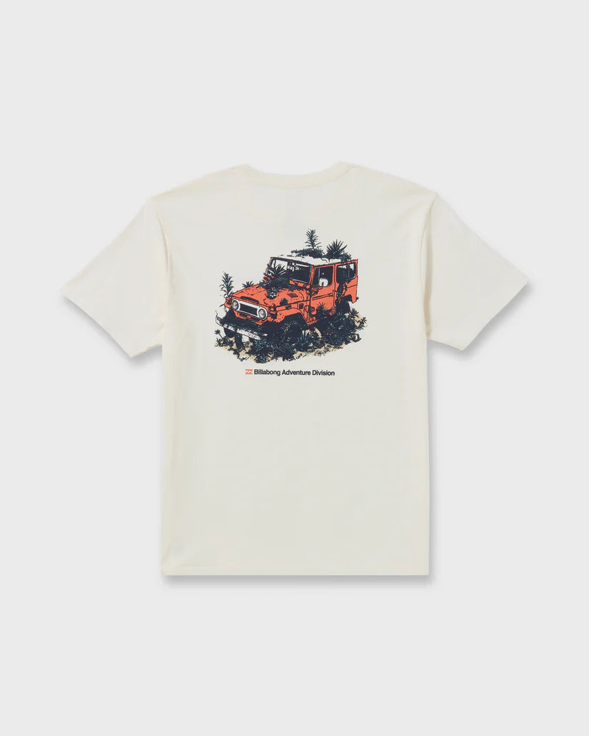 Billabong Men’s Abandon A/Div Tee  Off White 7