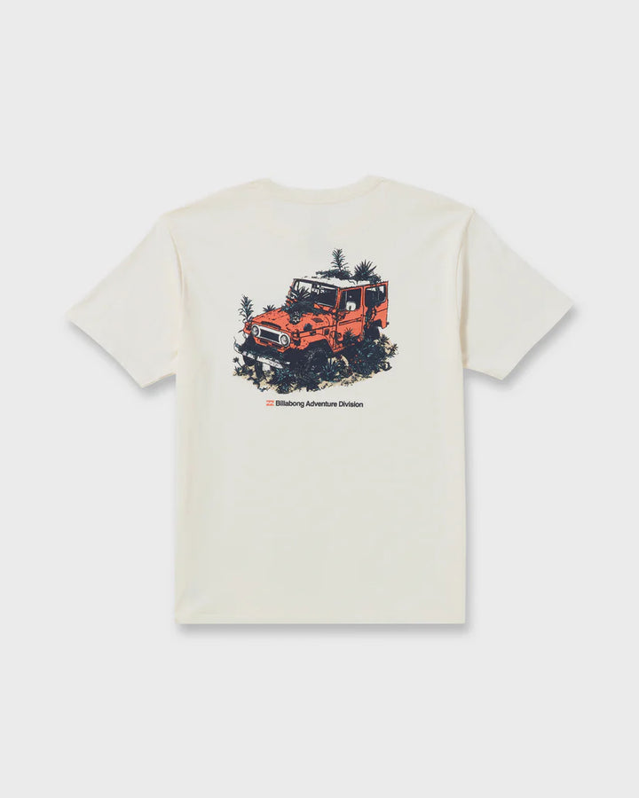 Billabong Men’s Abandon A/Div Tee  Off White 7