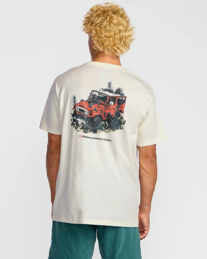 Billabong Men’s Abandon A/Div Tee  Off White 2