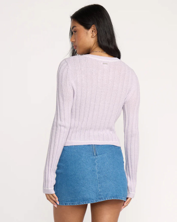 Billabong Women's Clare Sweater - Violet Ice 3