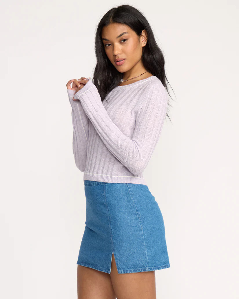 Billabong Women's Clare Sweater - Violet Ice 4