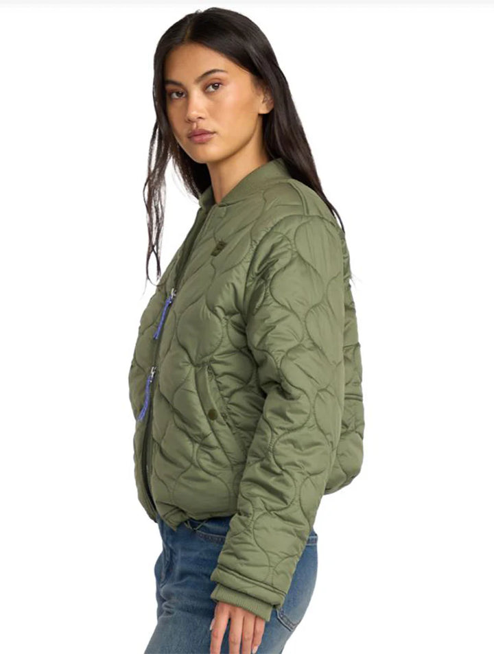 Billabong Women's Cuesta Bomber Jacket - Hunter 1