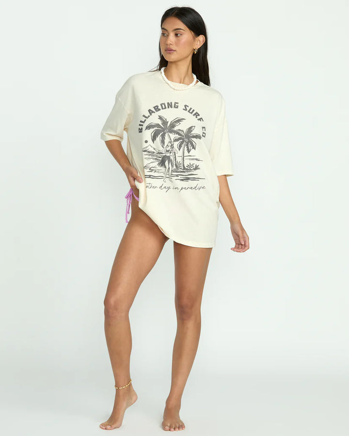 Billabong Women's This Is Tropical Tee - Whitecap 4