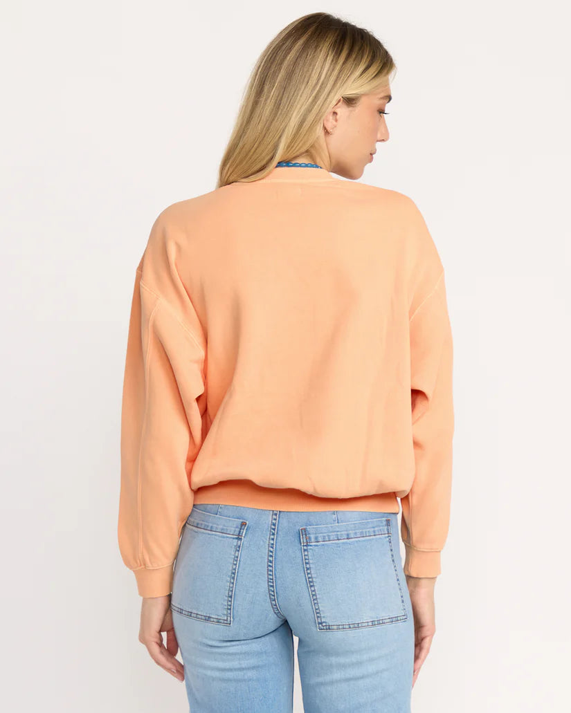 Billabong Women’s Time for Kendal Crew Sweatshirt - Sunstone 2