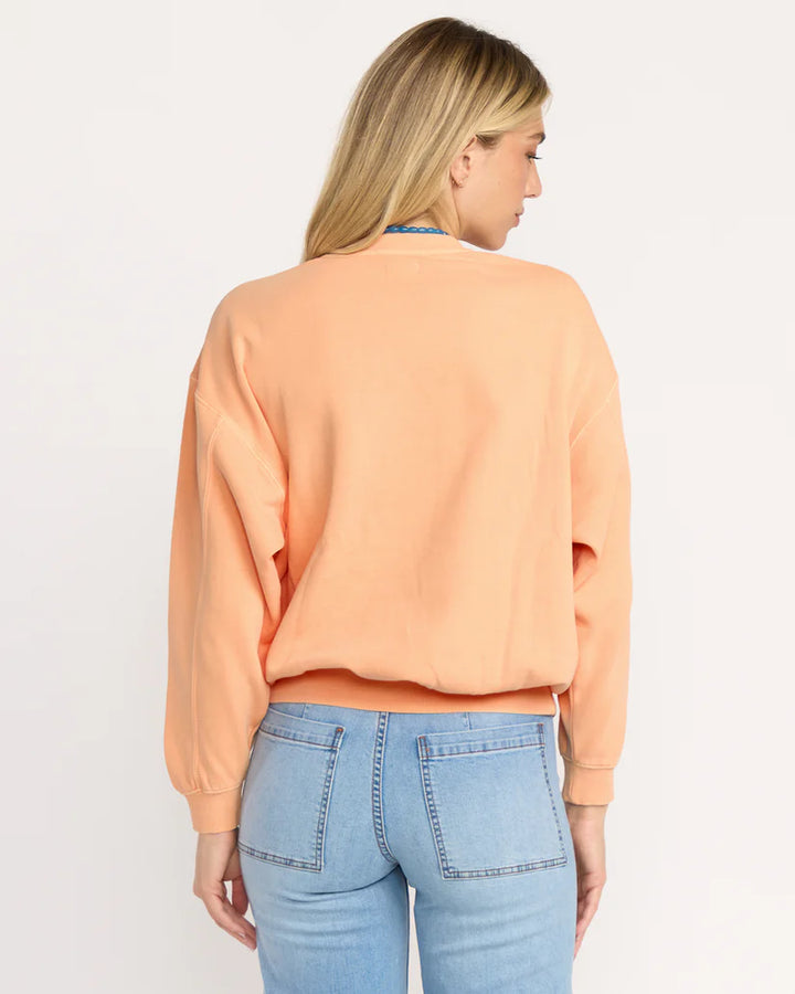 Billabong Women’s Time for Kendal Crew Sweatshirt - Sunstone 2