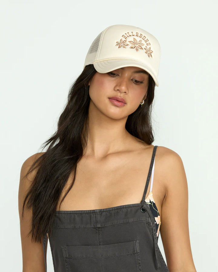 Billabong Women's Grandpa Trucker Hat - Dove 1