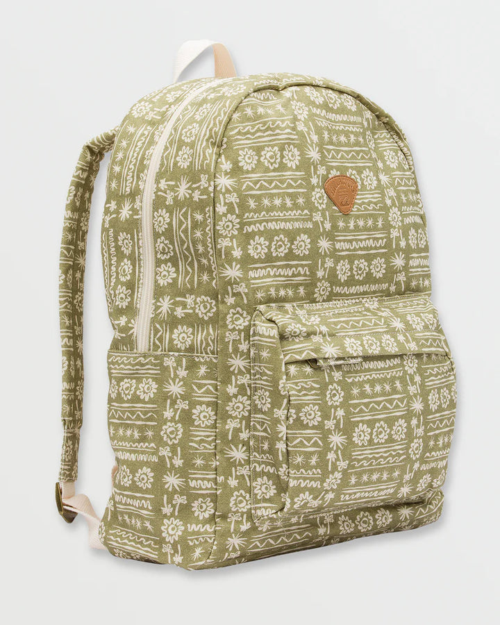 Billabong Schools Out Backpack - Green tea 2