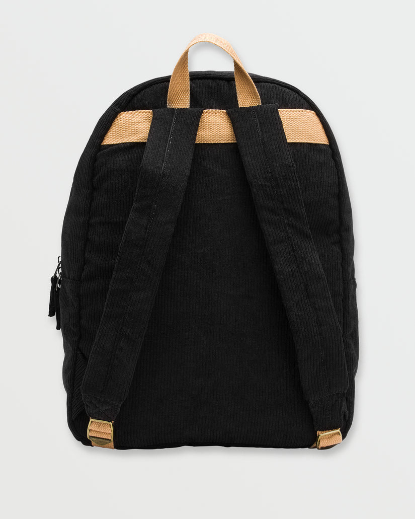 Billabong Schools Out Corduroy Backpack - Black Pebble 1