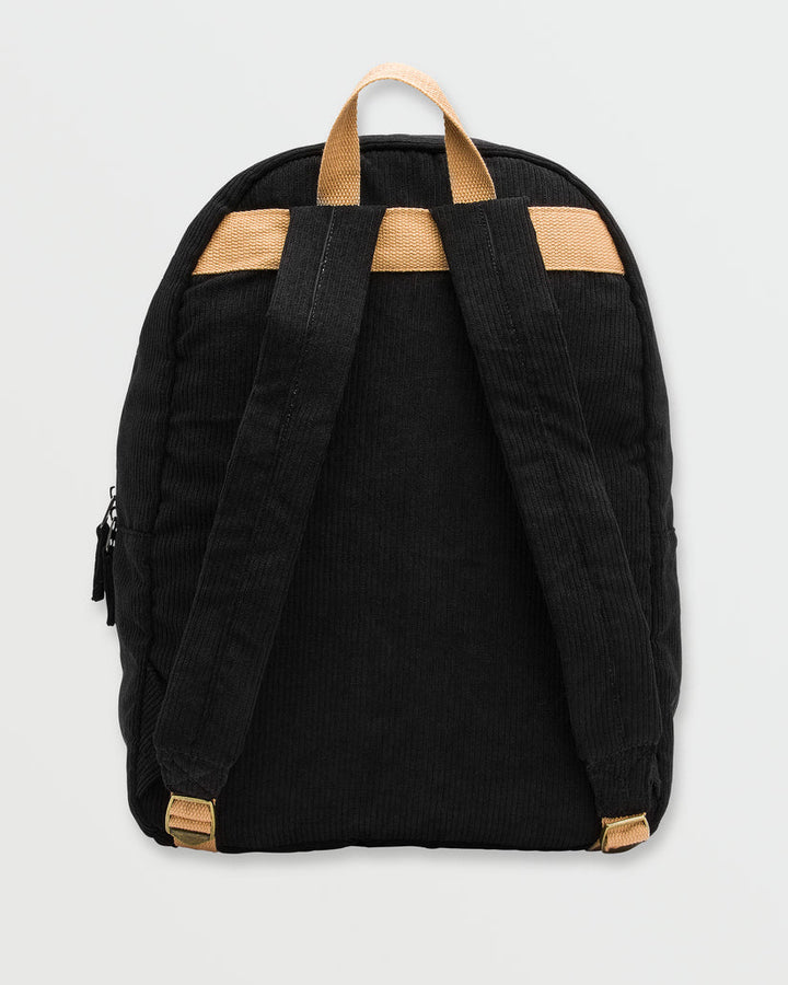 Billabong Schools Out Corduroy Backpack - Black Pebble 1