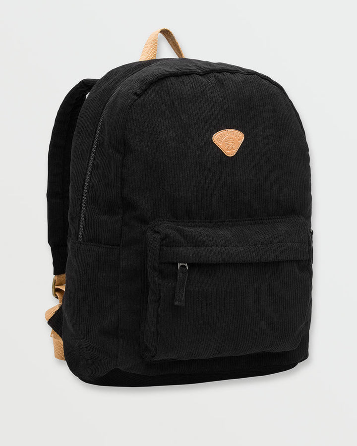 Billabong Schools Out Corduroy Backpack - Black Pebble 2