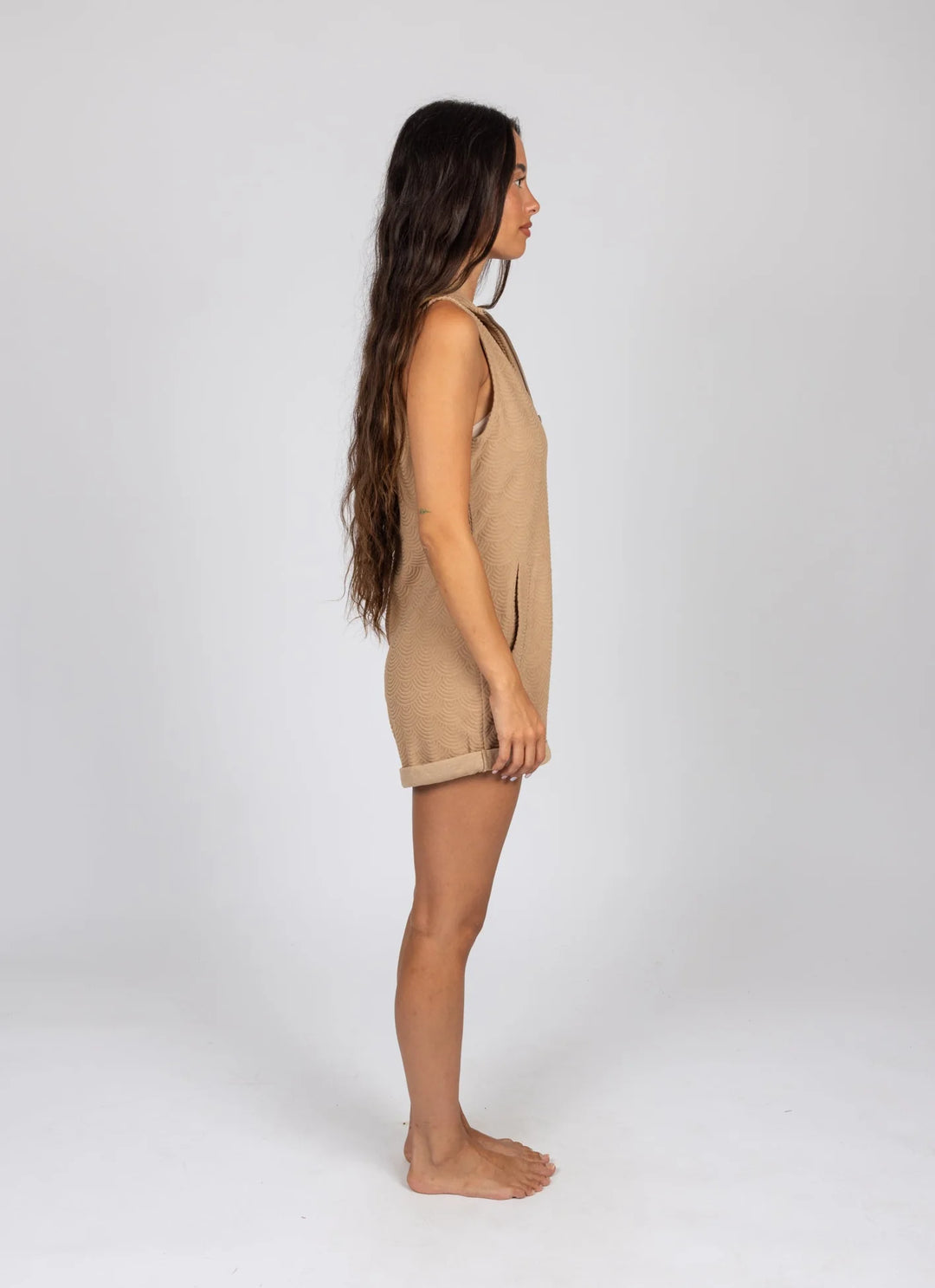 Rusty Women's Sanibel Romper tan 1