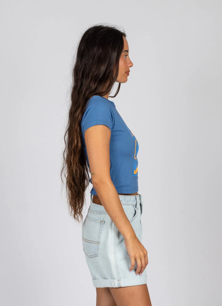Rusty Ocean Trip Baby Tee Deep Sea 1