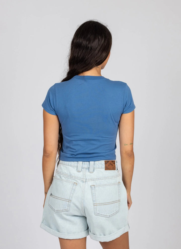 Rusty Ocean Trip Baby Tee Deep Sea 2
