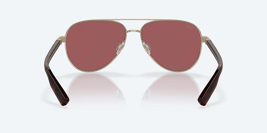 Costa Peli 580G Sunglasses - Brushed Gold/Gold Mirror 3