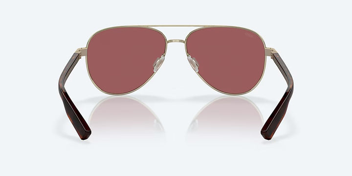 Costa Peli 580G Sunglasses - Brushed Gold/Gold Mirror 3
