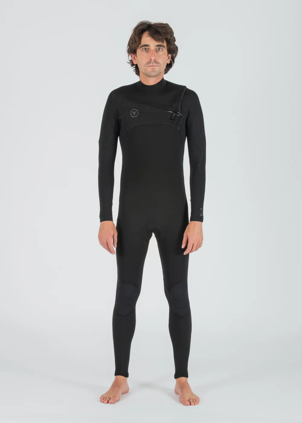 Vissla Men's 7 Seas 4-3 Full Chest Zip Wetsuit - Covert 