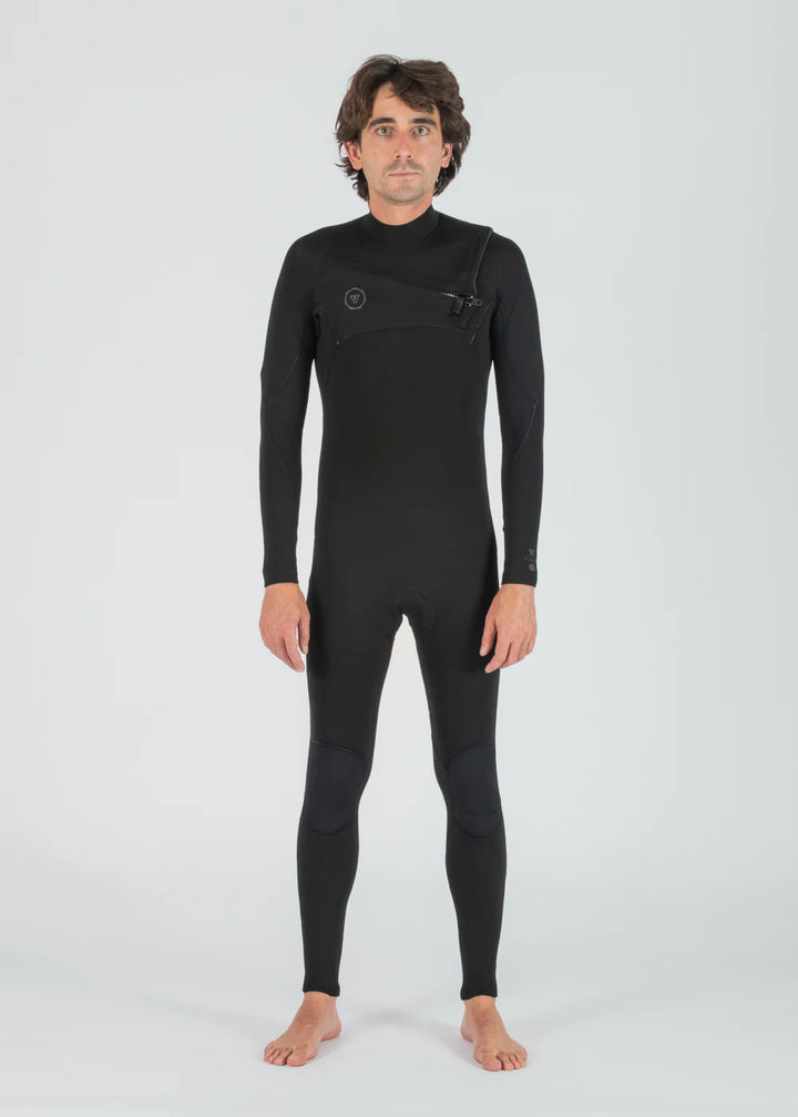 Vissla Men's 7 Seas 4-3 Full Chest Zip Wetsuit - Covert 