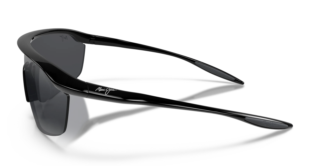 Maui Jim Miona Polarized Sunglasses - Shiny Black/Neutral Grey 5