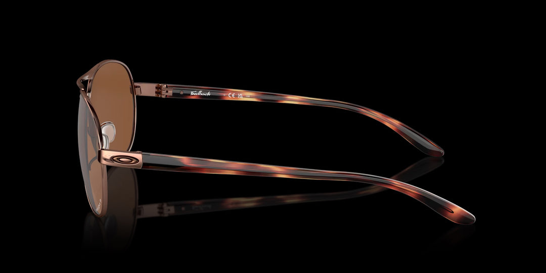 Oakley Feedback Rose Gold w Prizm Tungsten Sunglasses 2